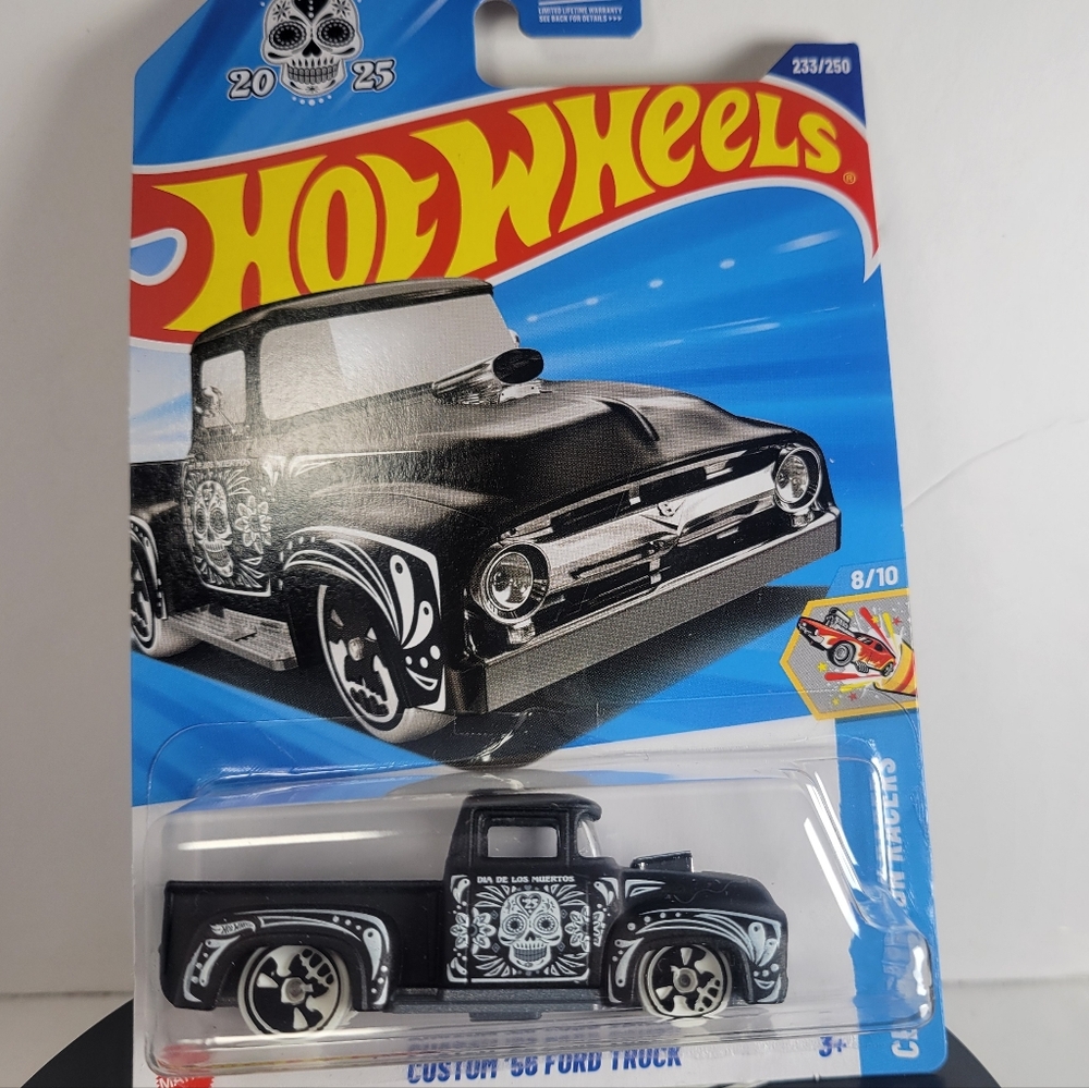 Day Of The Dead Hot Wheels Custom '56 Ford Truck Black